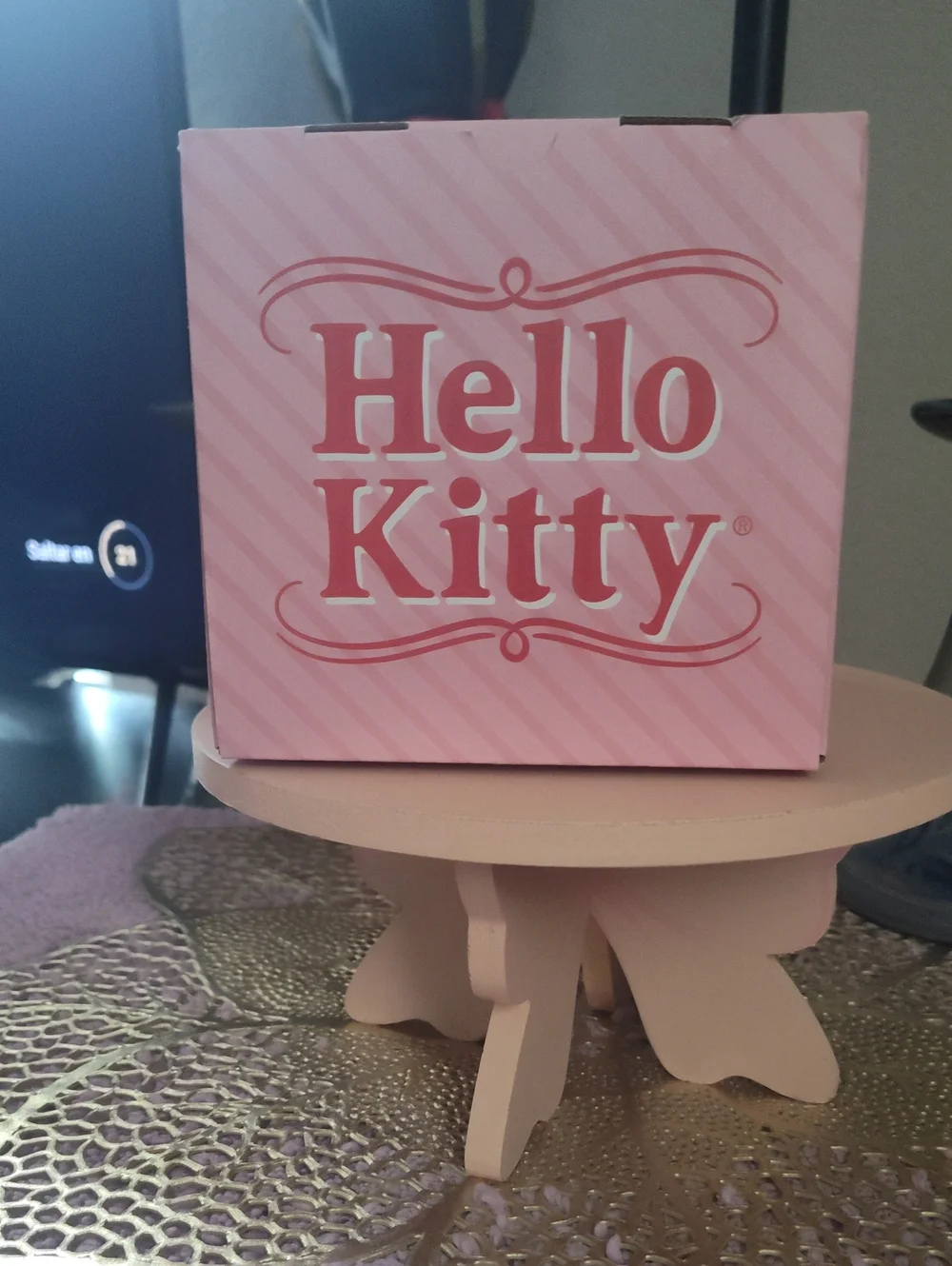 Hello Kitty Pink Mug and Warmer Set